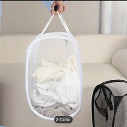 Laundry Basket White Or Black Brand New 