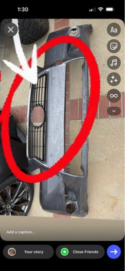 2013 to 2015 Lexus gs350 bumper parts