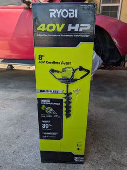 Ryobi 40v HP Brushless Cordless Auger Brand New Sealed
