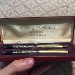 Chanel No. 5 14KT Gold collector pens