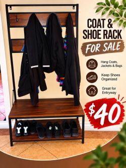 Coat & Shoe Rack