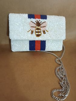 New Handmade Beaded Mini Purse