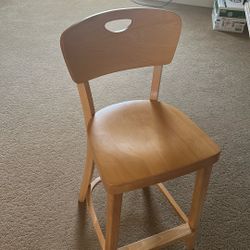 Crate And Barrel Wood Stool