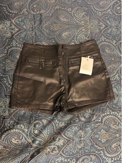 Black stretchy shorts