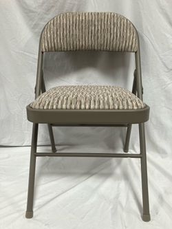 Padded Folding Chair – Commercial Grade Upholstered Metal Chair