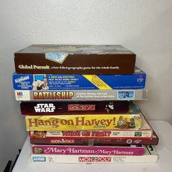 Vintage Board Games ( All For $30 ) 
