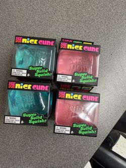 Nee Doh Nice Cube Squish Toys – Lot of 4