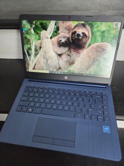 Blue HP Laptop Win10Pro/OfficeSuite