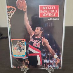 Clyde Drexler Blazers NBA basketball Beckett magazine 