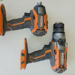 Ridgid  Gen5x 18v + Ridgid 18v Impact Driver 