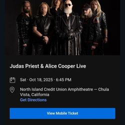 Two Tickets To Alice Cooper 