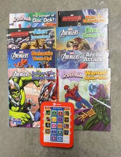 Marvel Me Reader with 8 Books Set