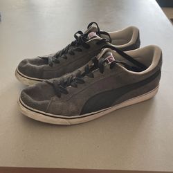 Puma Sneakers Grey With Purple