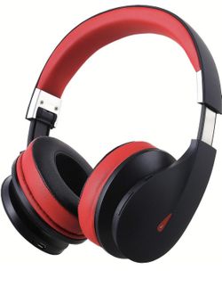 AUSDOM Wireless Bluetooth Headphones, On Ear Bluetooth Headsets with Built in CVC 6.0 Noise Isolation Microphone,Bass,CVC 6.0 for PC/Cell Phones/TV-A