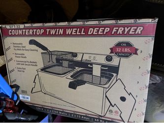 COUNTERTOP TWIN WELL DEEP FRYER