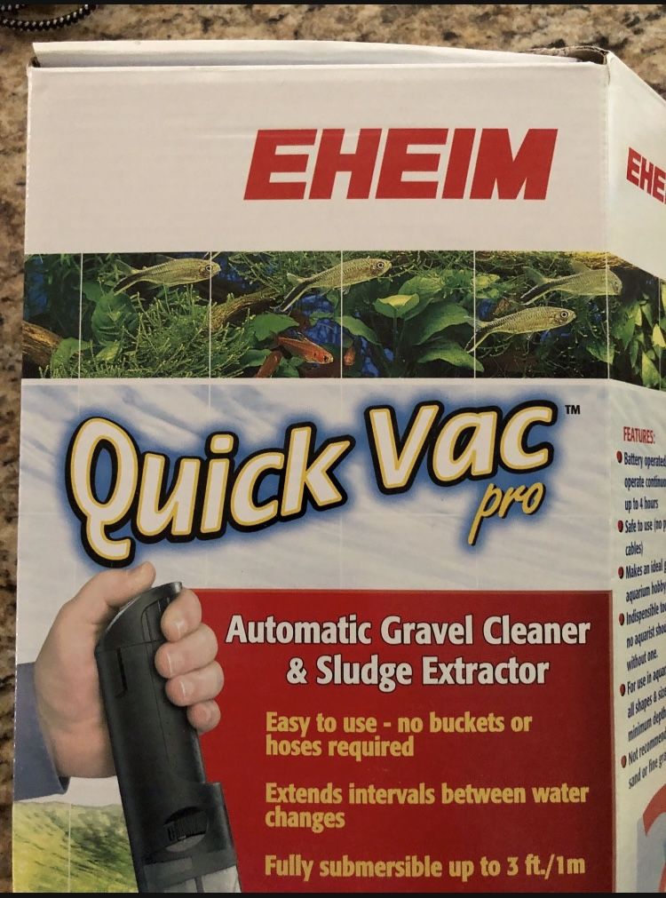 EHEIM Quick Vac Pro Automatic Gravel Cleaner. Aquarium Gravel Cleaning.