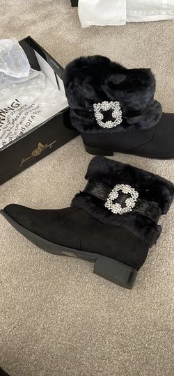 Joan Boyce Fuzzy Booties