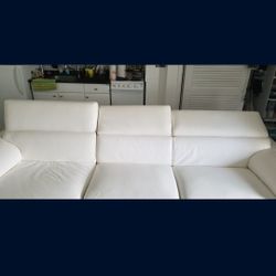 White Ashley Couch