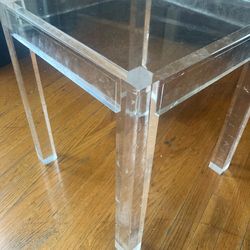 Lucite/Acrylic Side Table