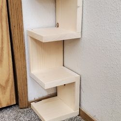 Handmade Corner Shelf $5