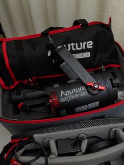 Aputure LS-60x with Spotlight Projection Mount and Softbox