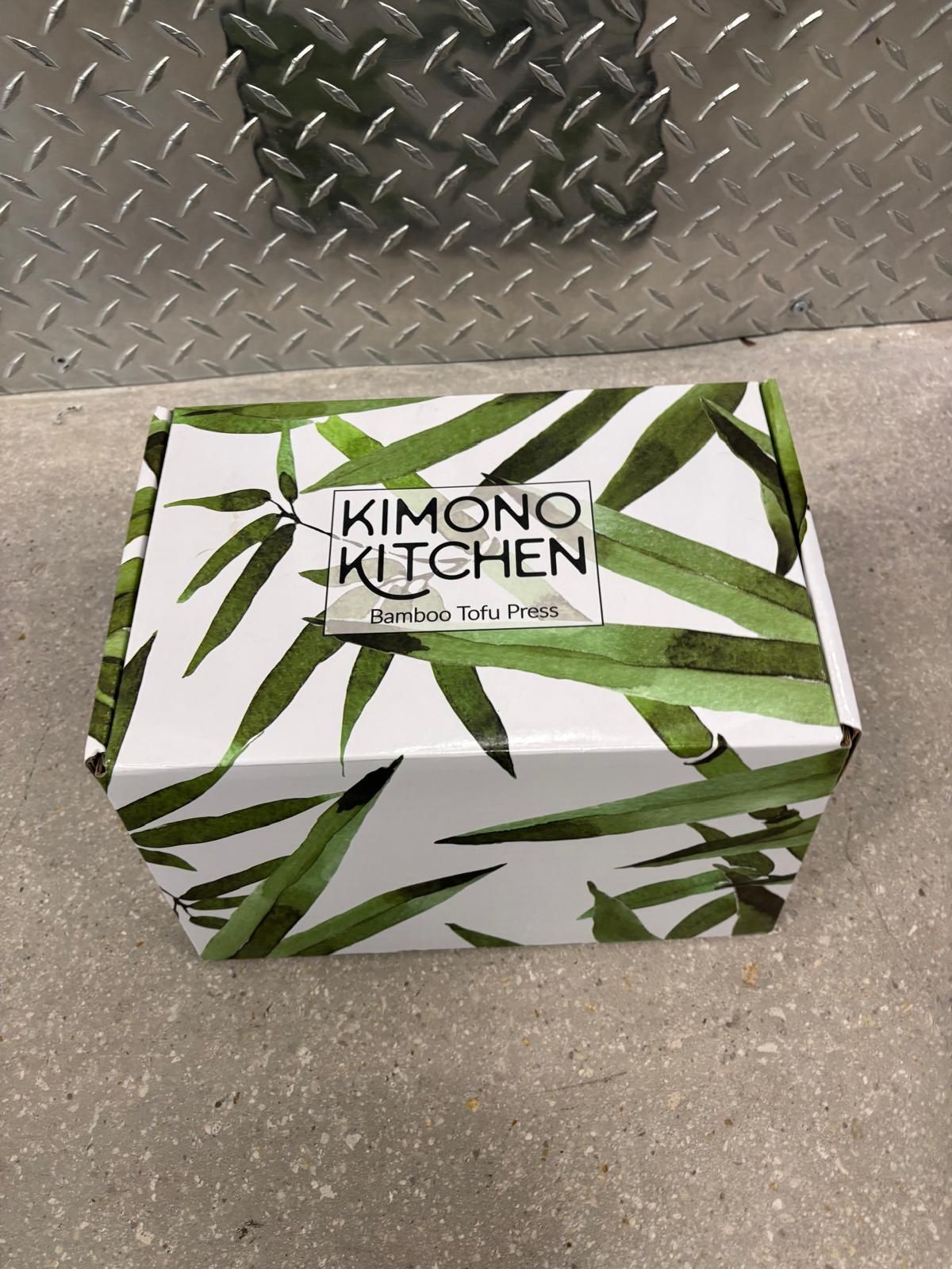 Bamboo Tofu Press Kimono Kitchen-brand new in the box never been used… $25