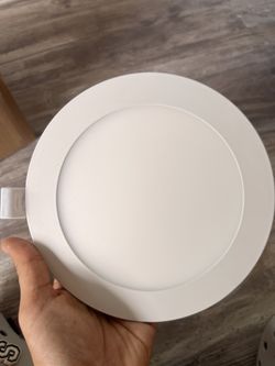 Ultra thin, LED, recess ceiling lights with junction box (10) pack