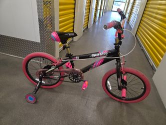 Kent Sparkles Girls BMX Bike with Training Wheels