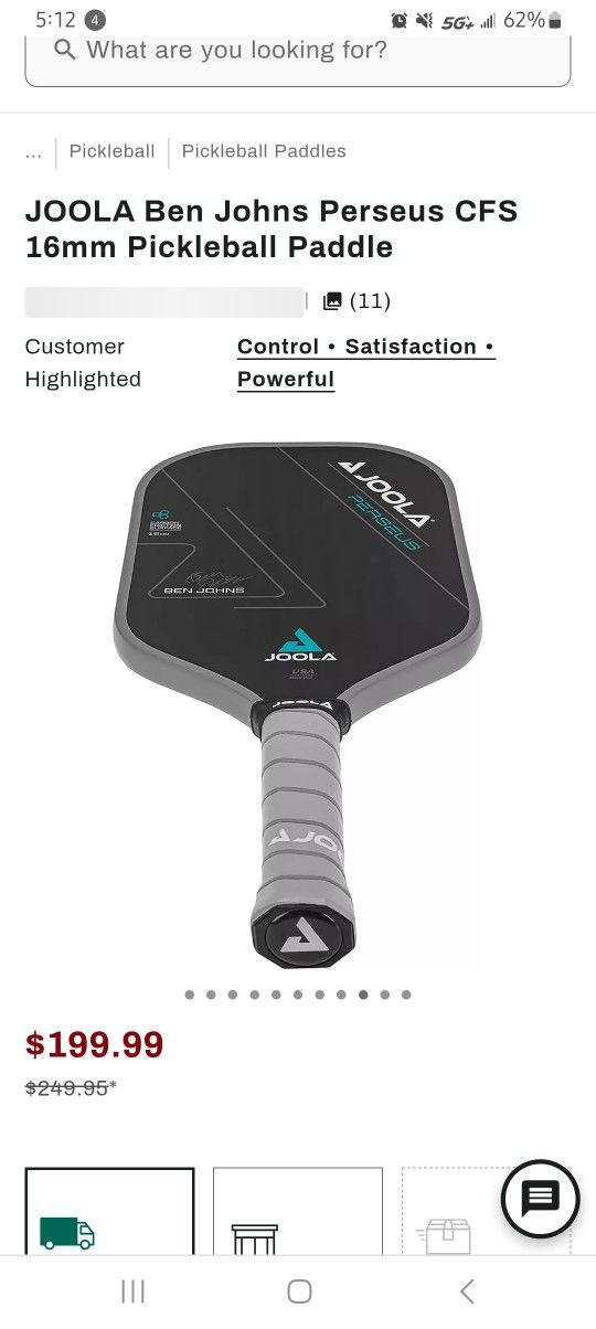 JOOLA pickleball paddle