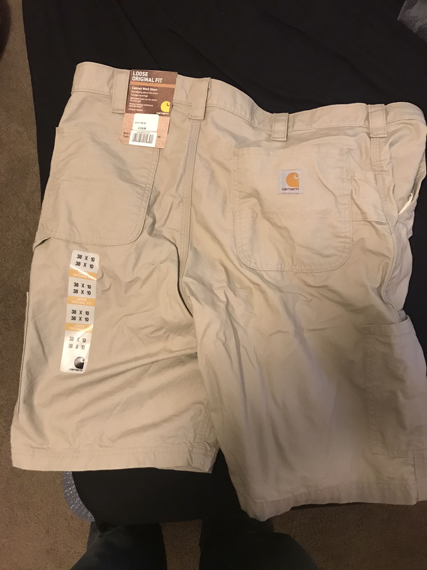 Carhartt cargo shorts 38