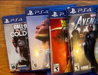PS4 Games Bundle – Lot of 4