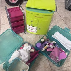 Our Generation Dolls And Huge Lot Of Accessories 