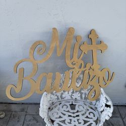 Mi Bautizo- Sign
