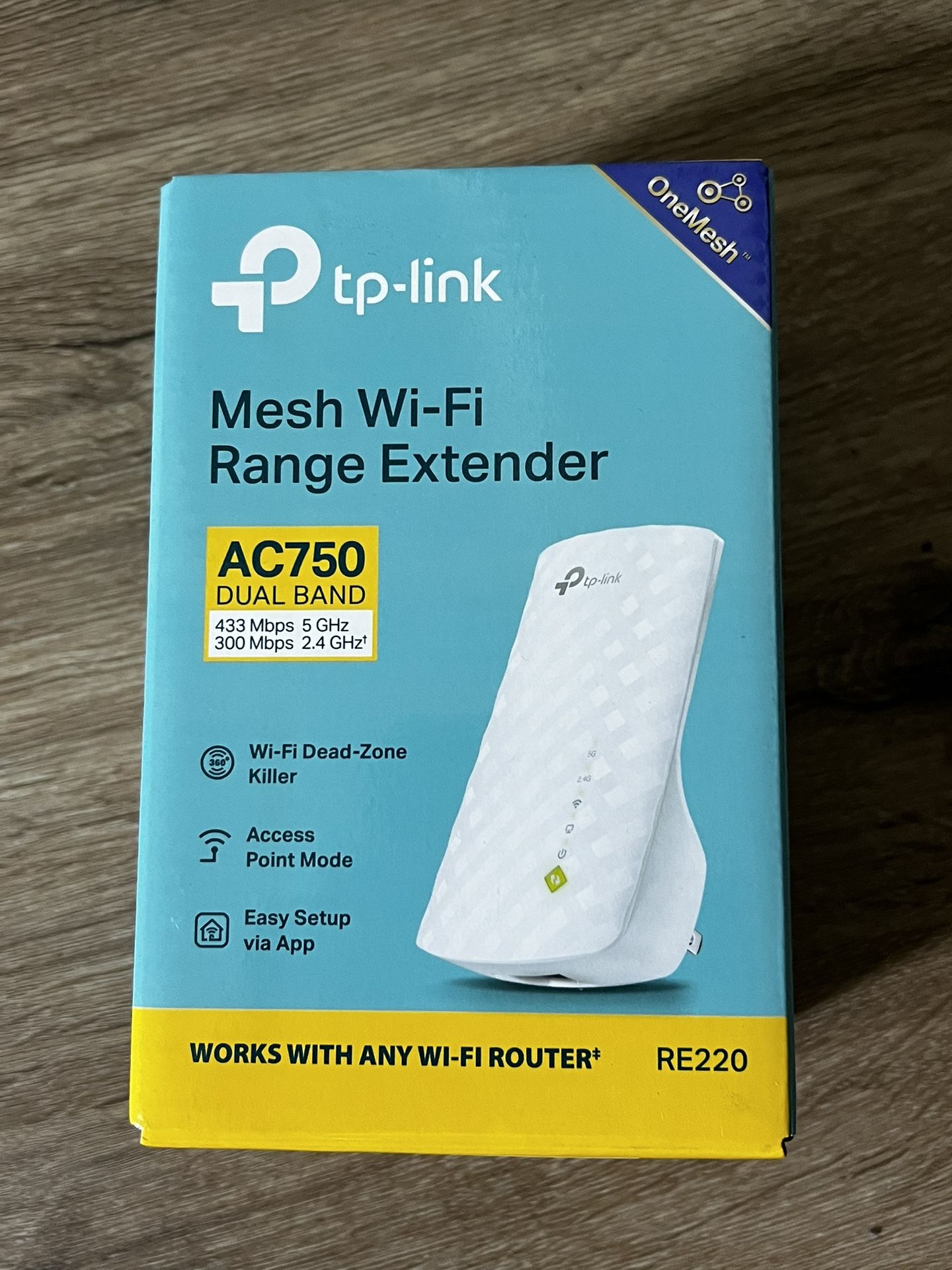 Barely Used TP-Link Mesh WiFi Range Extender W/ Box