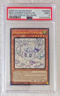 2025 YU-GI-OHI RA04 MULCHARMY FUWALOS 1st EDITION #EN050 MINT 9
