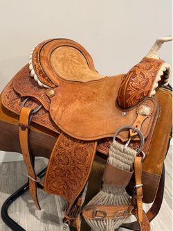 Beautiful Tooled Western Saddle Package – Ready to Ride