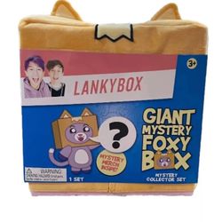 LANKYBOX - LANKY BOX - GIANT MYSTERY FOXY BOX - PLUSH STICKERS -SERIES 3 A Shelf