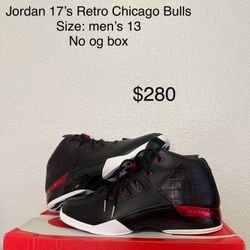 Jordan 17’s Retro Chicago Bulls 