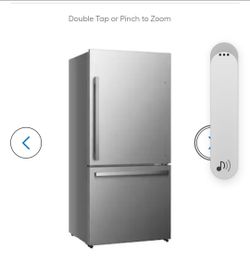 Hisense Stainless Steel Refrigerator – Bottom Freezer