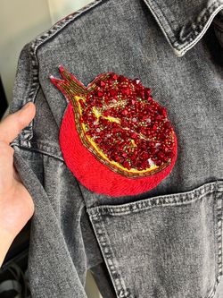 Custom Hand-Painted Armenian Denim Jacket – One of a Kind