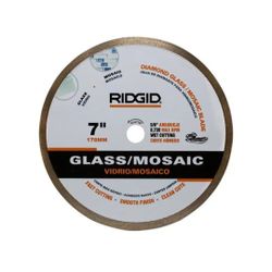 Ridgid 7 " Tile Saw Blade (Glass)