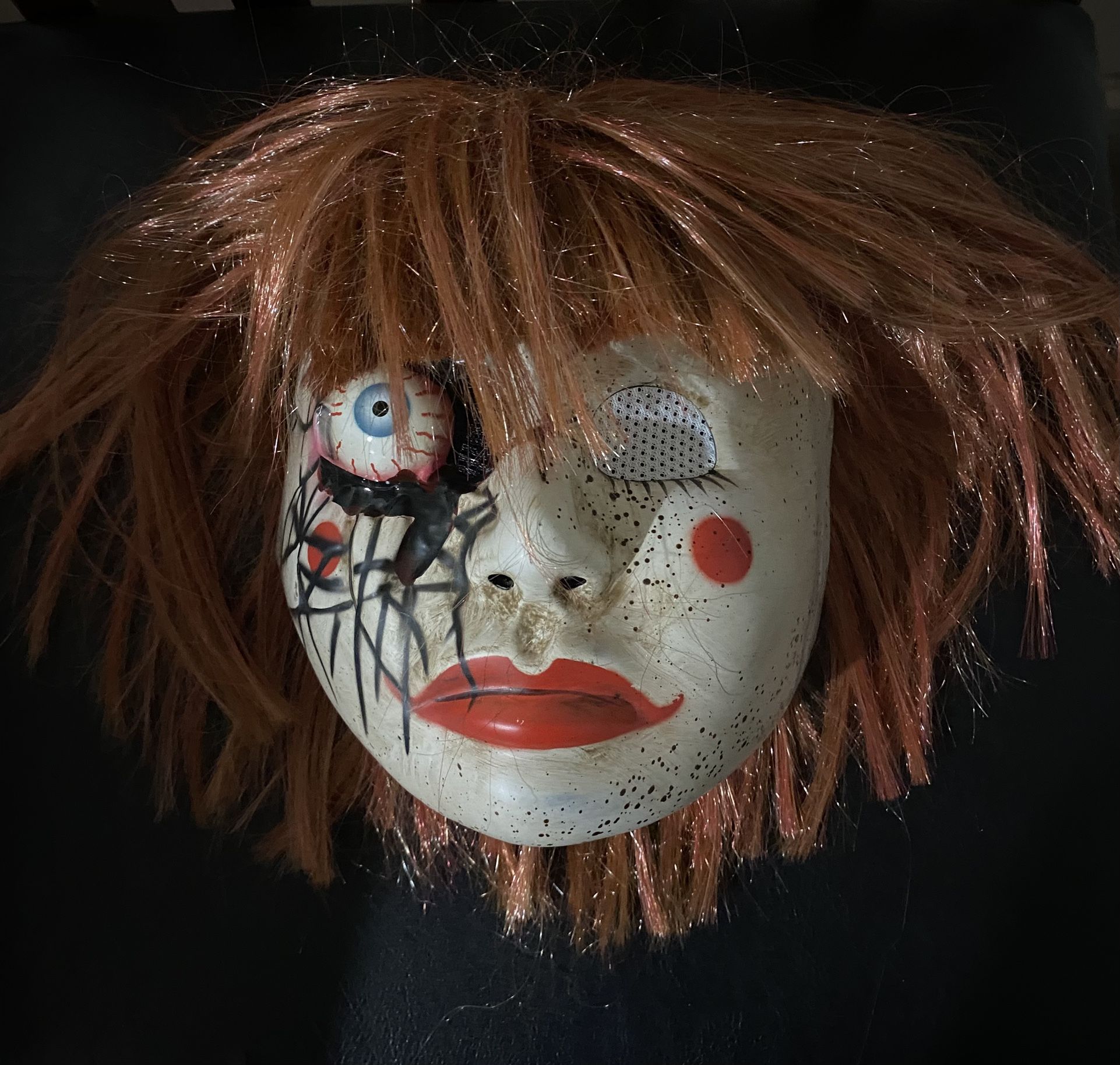Holloween Mask w/hair