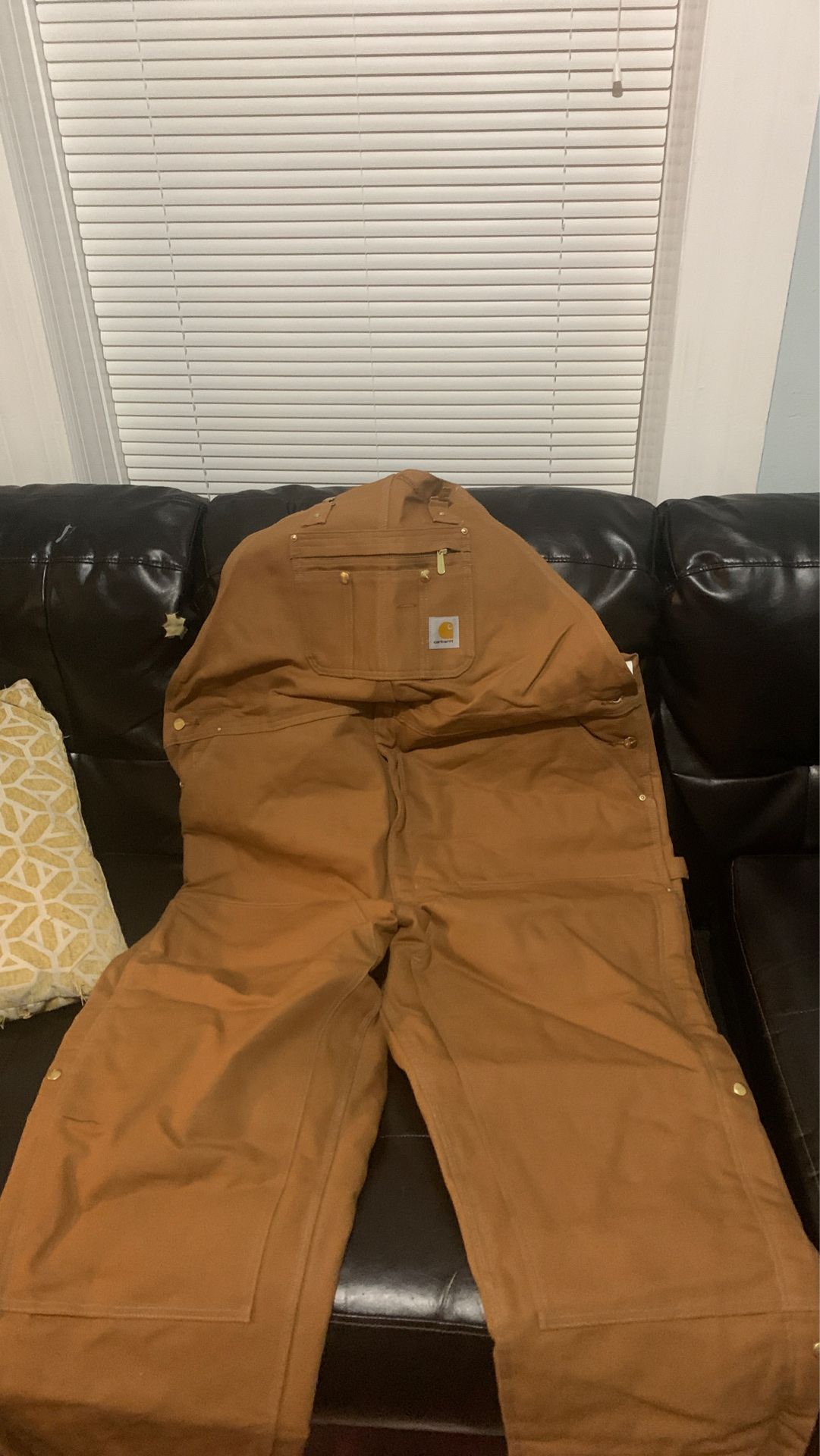 Carhart Insulated Bib Overalls 52x32