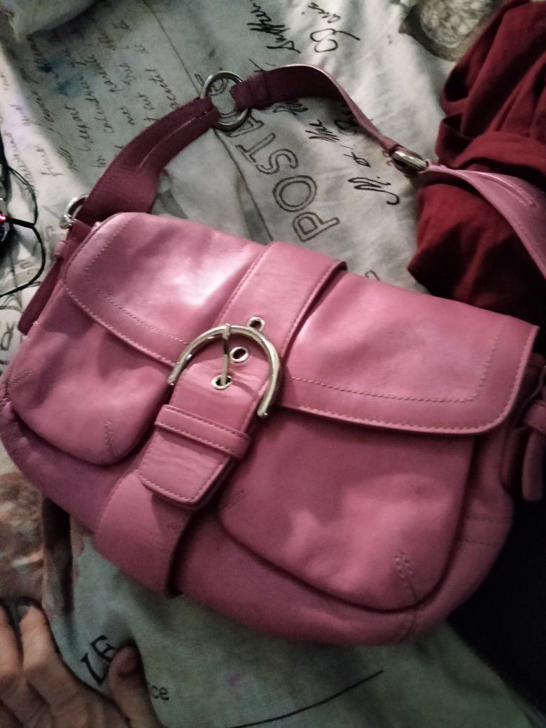 Authentic Pink Coach Purse for Sale in Wichita, KS - OfferUp