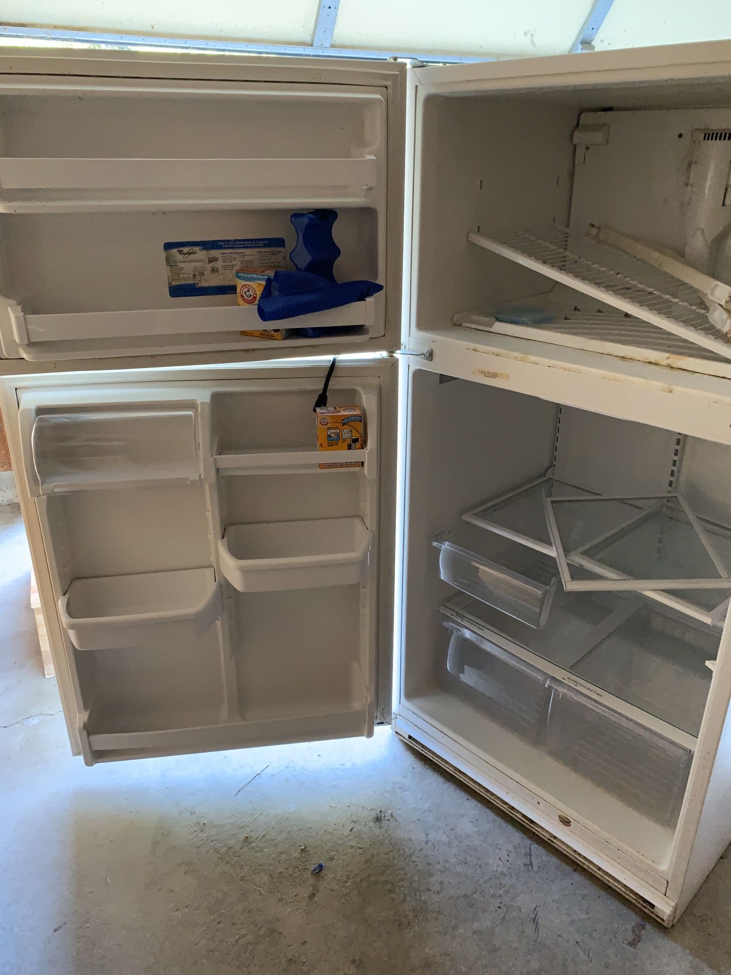 Whirlpool refrigerator freezer