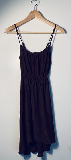 COTTON ON SATIN DRESS (xxs) womens flowy dress
