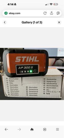 NEW, STIHL AP 300S (281 Wh) P/N 4(contact info removed)