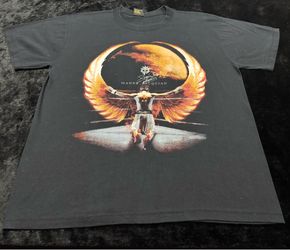 Mens Large Vintage Y2K Manny Pacquiao Boxing Winged Warrior Tshirt