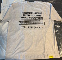 Awful Lot Of Cough Syrup Grey Pint Tee Shirt Size XL NEW ALOCS