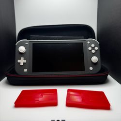 Nintendo Switch Lite Console - Gray with Case